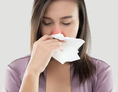 secreción nasal