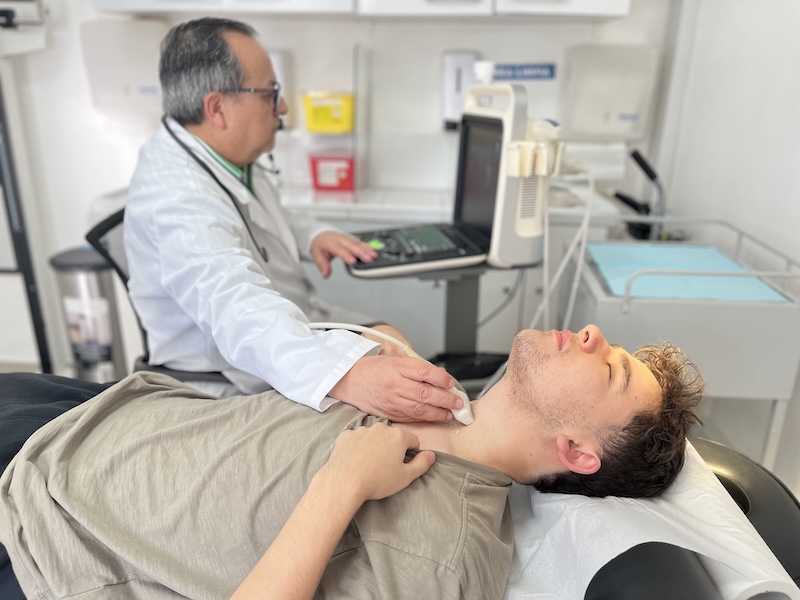 Ecografía de tiroides. enprovidencia