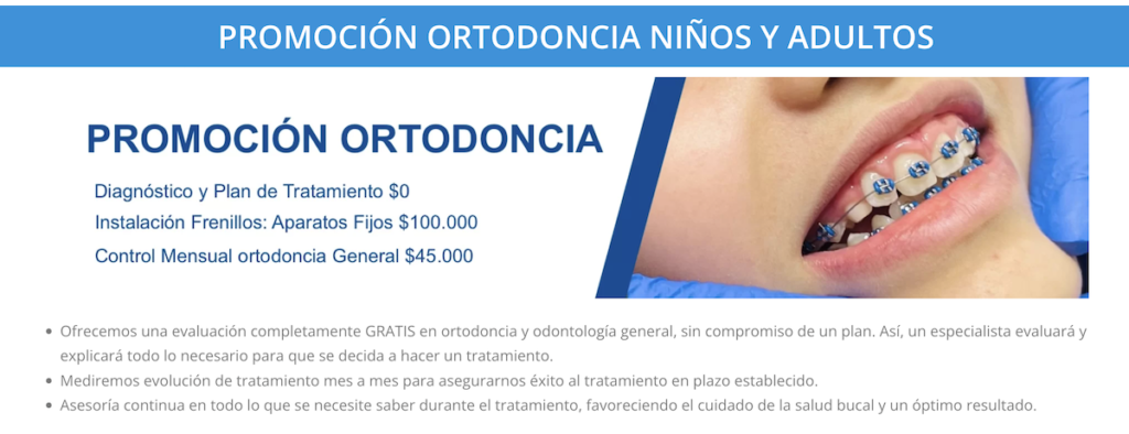 ortodoncia en promoción en santiago