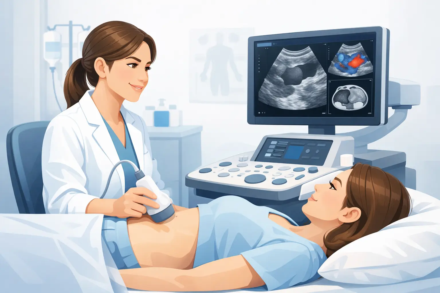 Examen de ecografía abdominal: qué muestra