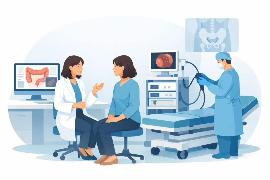 Consulta de coloproctología confidencial en Santiago