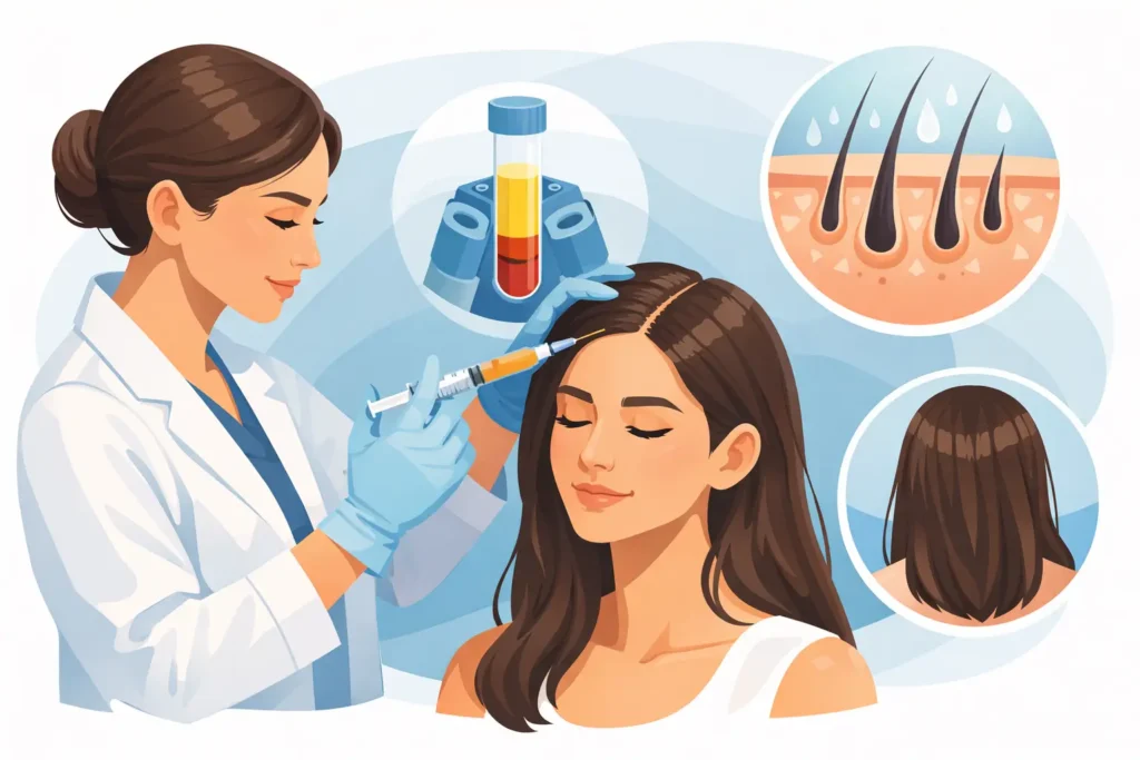 Plasma rico en plaquetas cabello: ¿funciona?