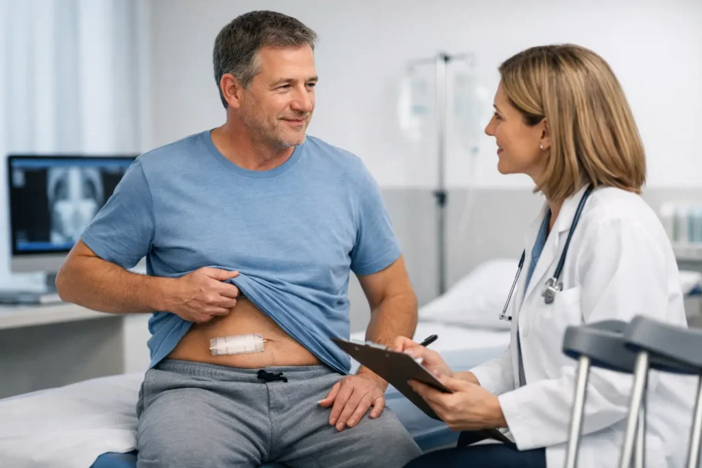 Cuánto dura recuperación de hernia tras cirugía