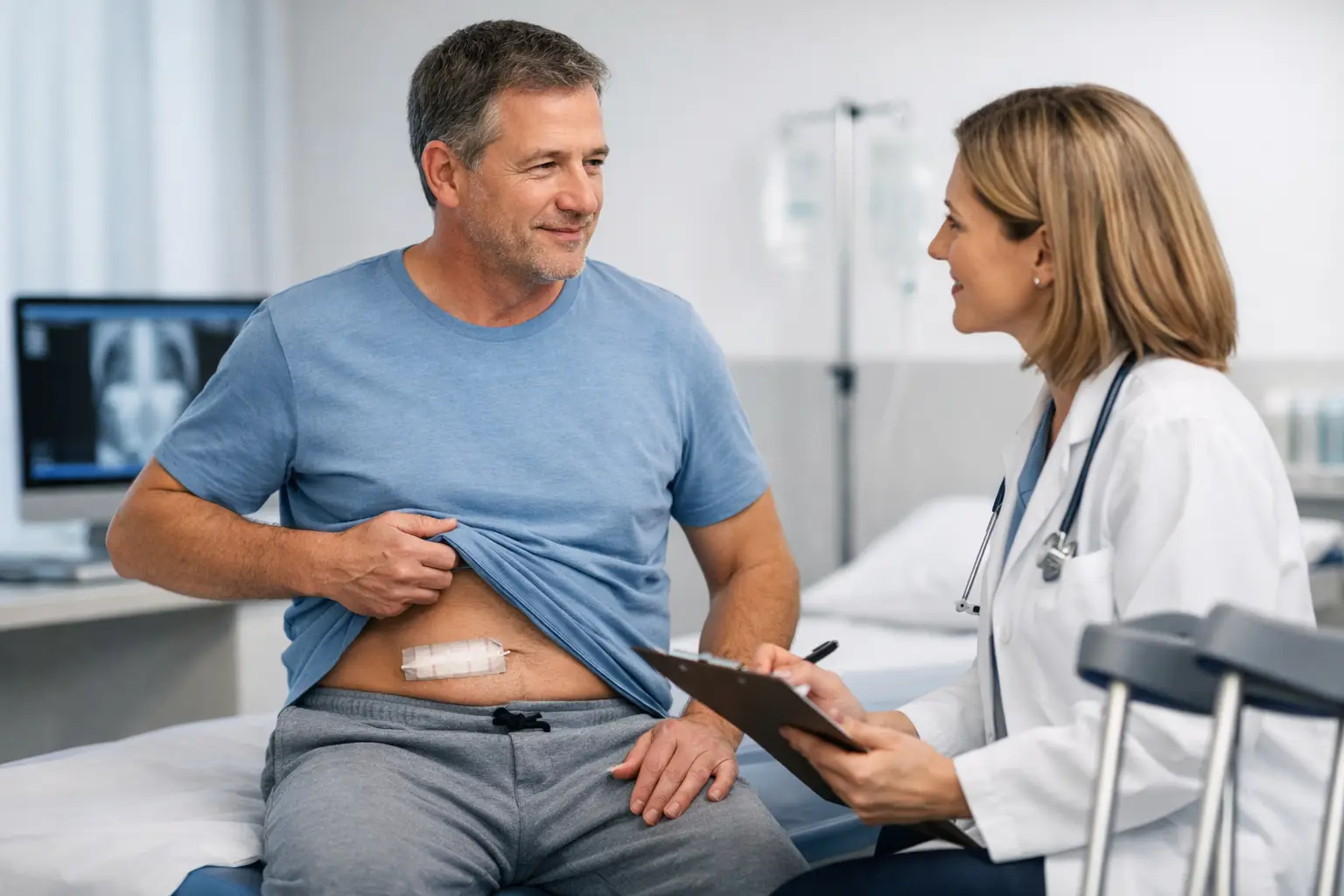 Cuánto dura recuperación de hernia tras cirugía