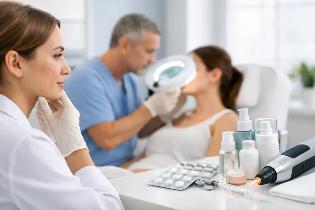 Mejores tratamientos médicos para acné