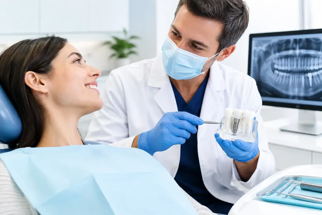 Caso implante dental: etapas, cuidados y evaluación